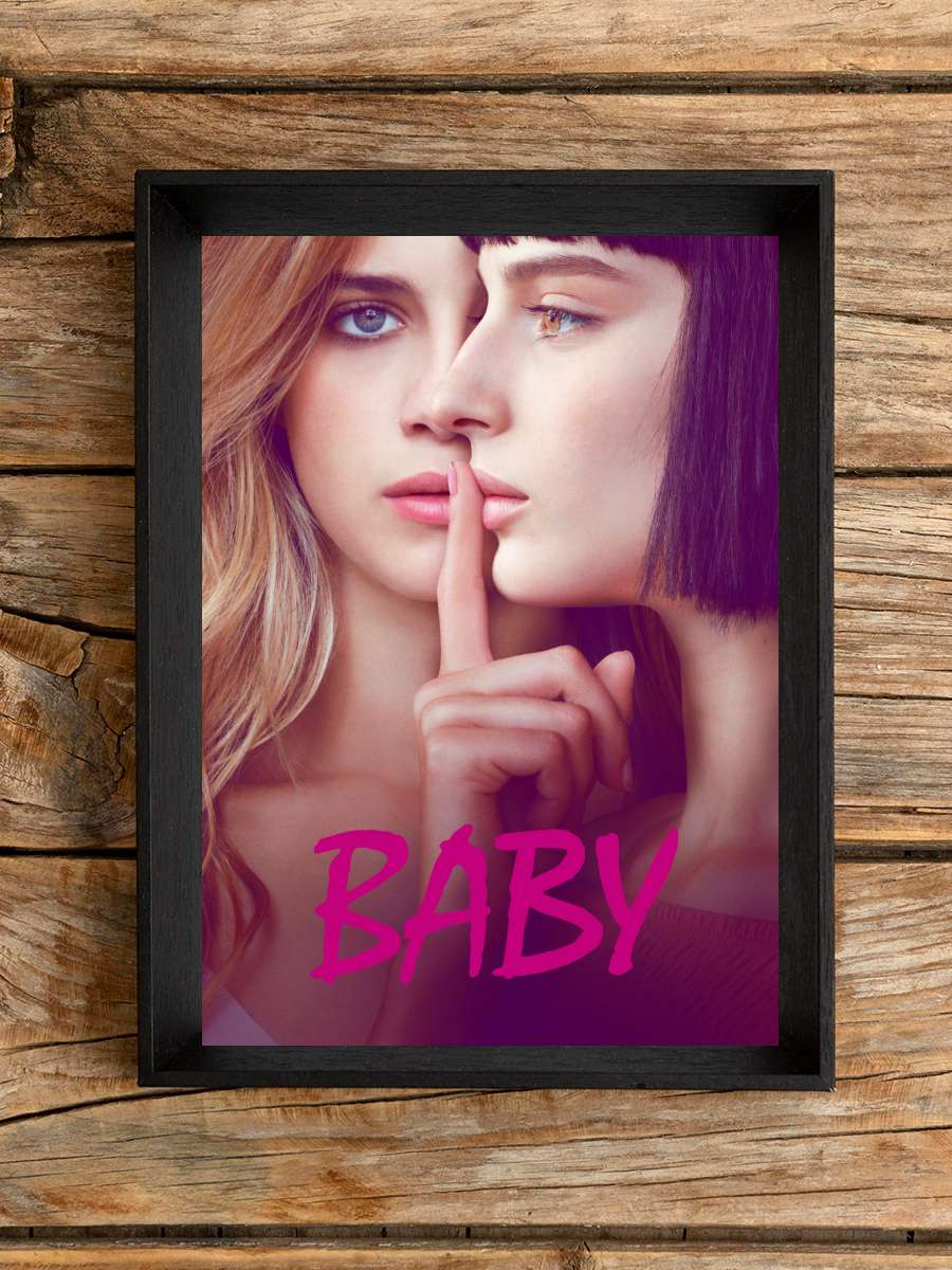 Baby Dizi Tablo Siyah Çerçeveli Dizi Poster Duvar Tablo