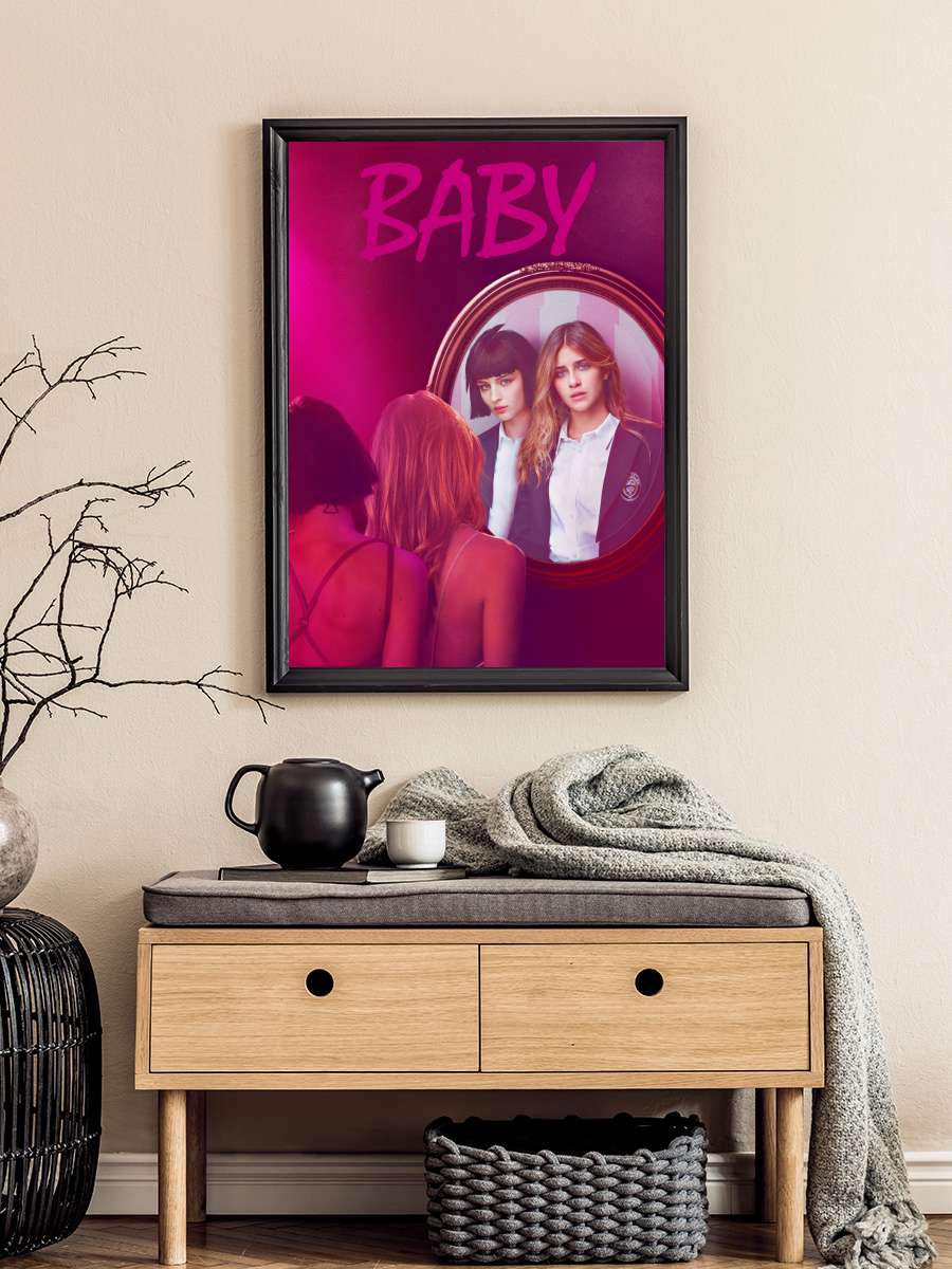 Baby Dizi Tablo Siyah Çerçeveli Dizi Poster Duvar Tablo