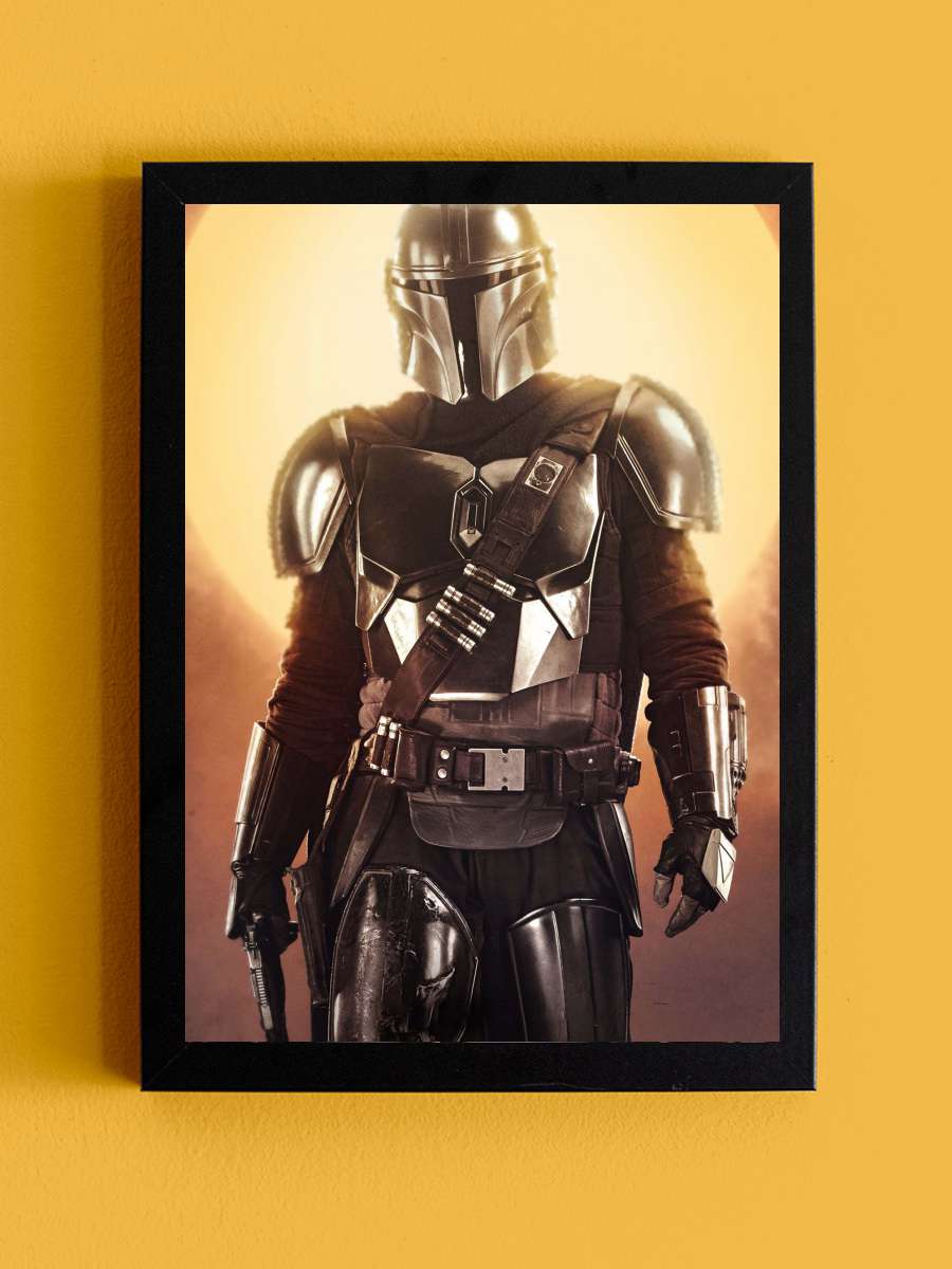 The Mandalorian Dizi Tablo Siyah Çerçeveli Dizi Poster Duvar Tablo