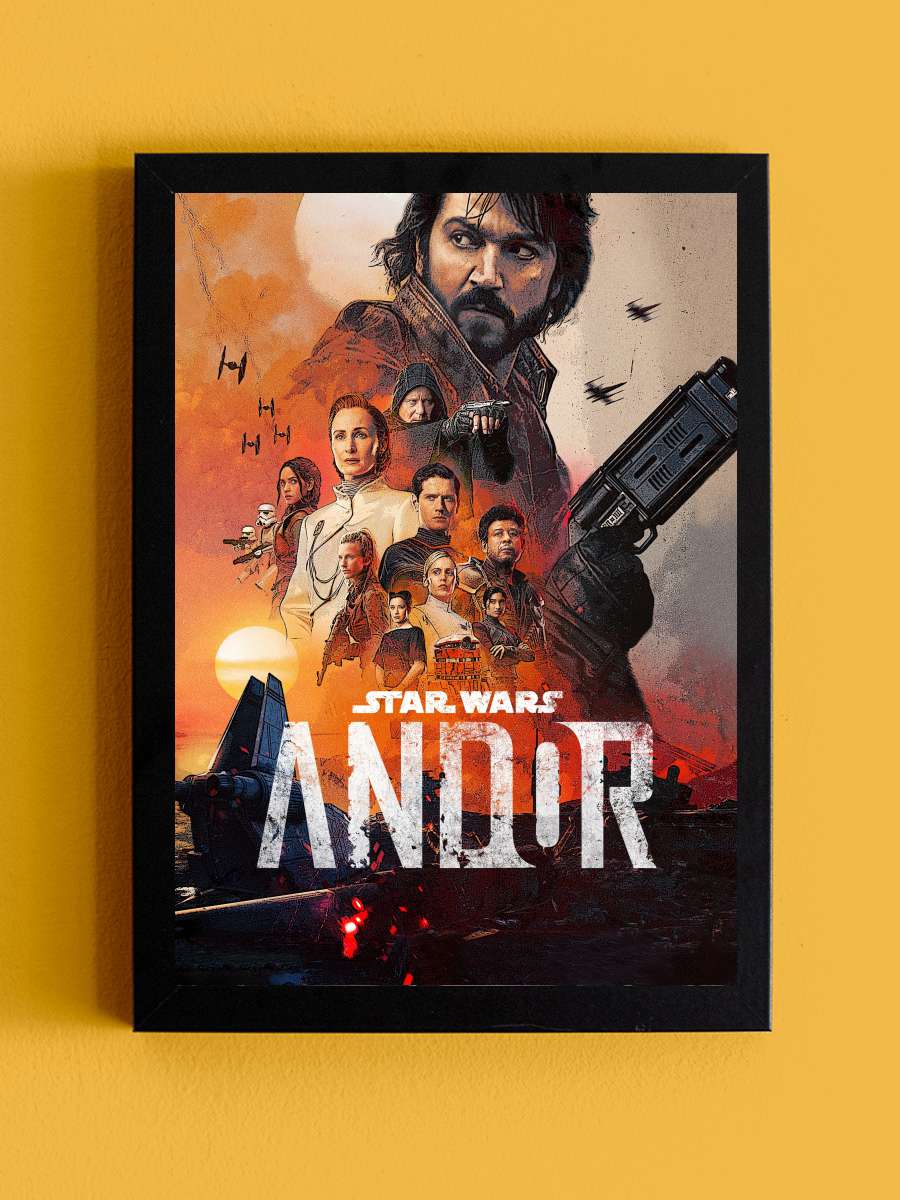 Star Wars: Andor Dizi Tablo Siyah Çerçeveli Dizi Poster Duvar Tablo