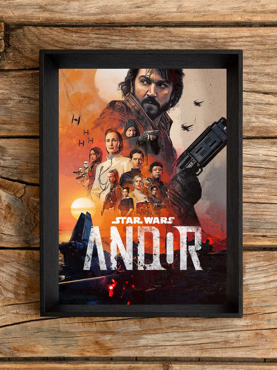 Star Wars: Andor Dizi Tablo Siyah Çerçeveli Dizi Poster Duvar Tablo