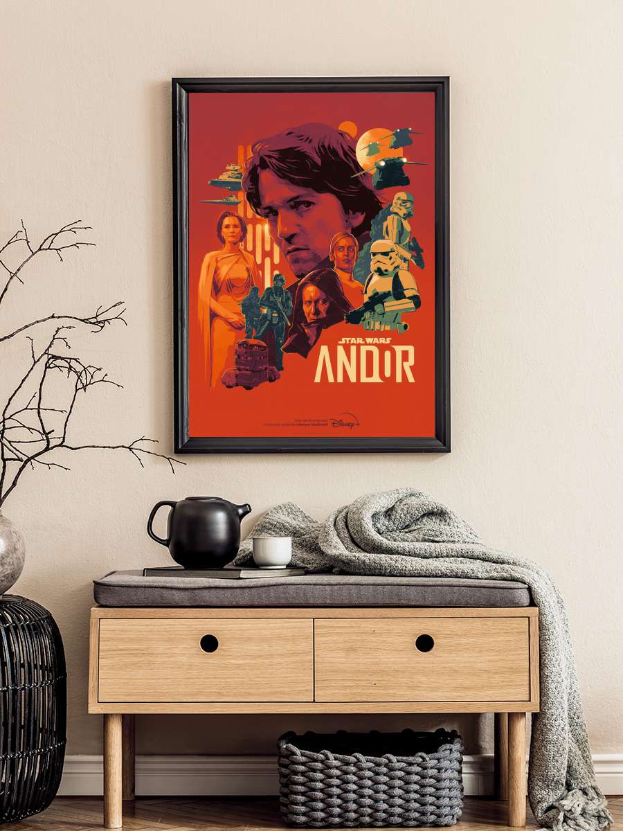 Star Wars: Andor Dizi Tablo Siyah Çerçeveli Dizi Poster Duvar Tablo