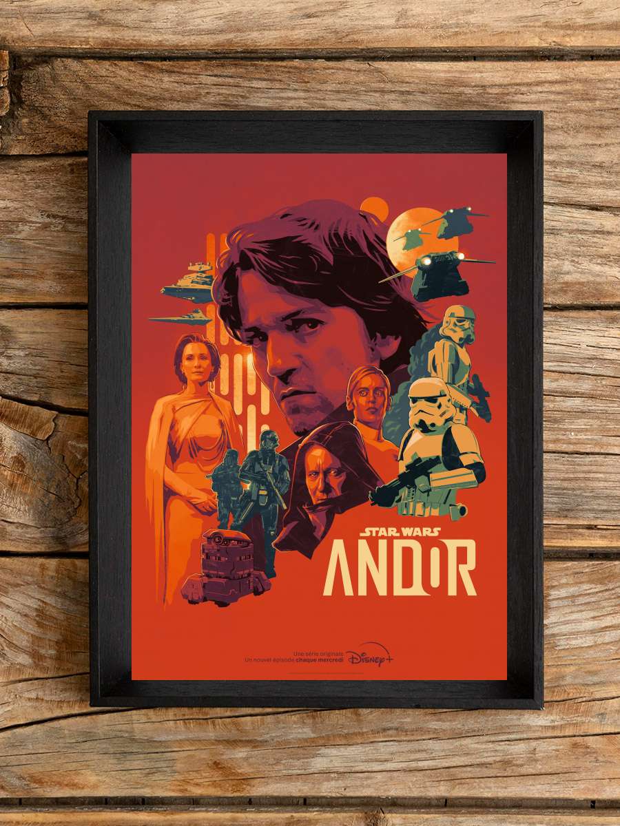 Star Wars: Andor Dizi Tablo Siyah Çerçeveli Dizi Poster Duvar Tablo