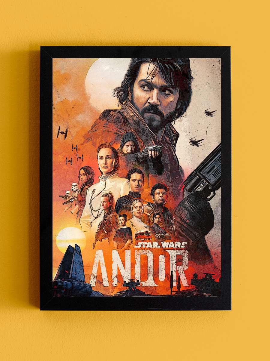 Star Wars: Andor Dizi Tablo Siyah Çerçeveli Dizi Poster Duvar Tablo