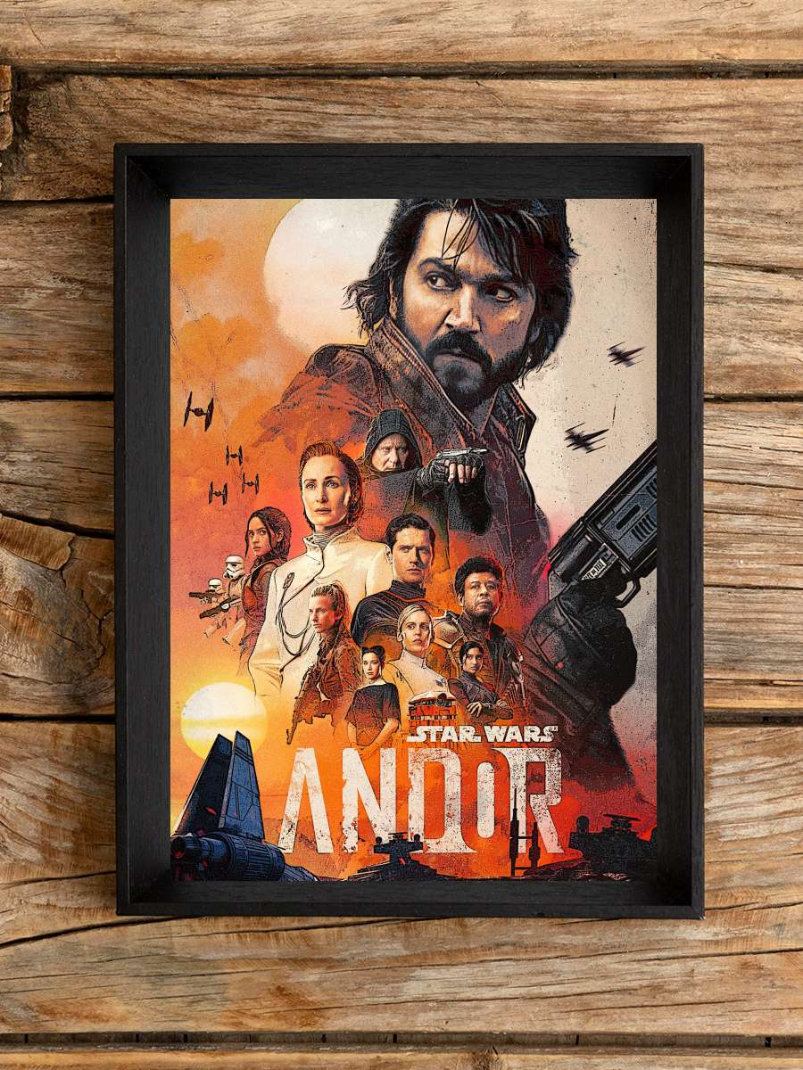 Star Wars: Andor Dizi Tablo Siyah Çerçeveli Dizi Poster Duvar Tablo