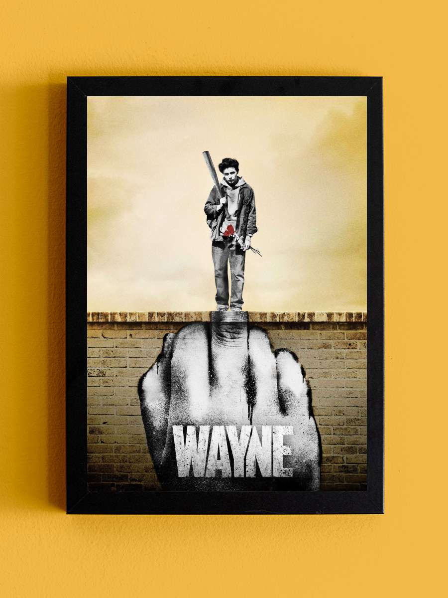 Wayne Dizi Tablo Siyah Çerçeveli Dizi Poster Duvar Tablo