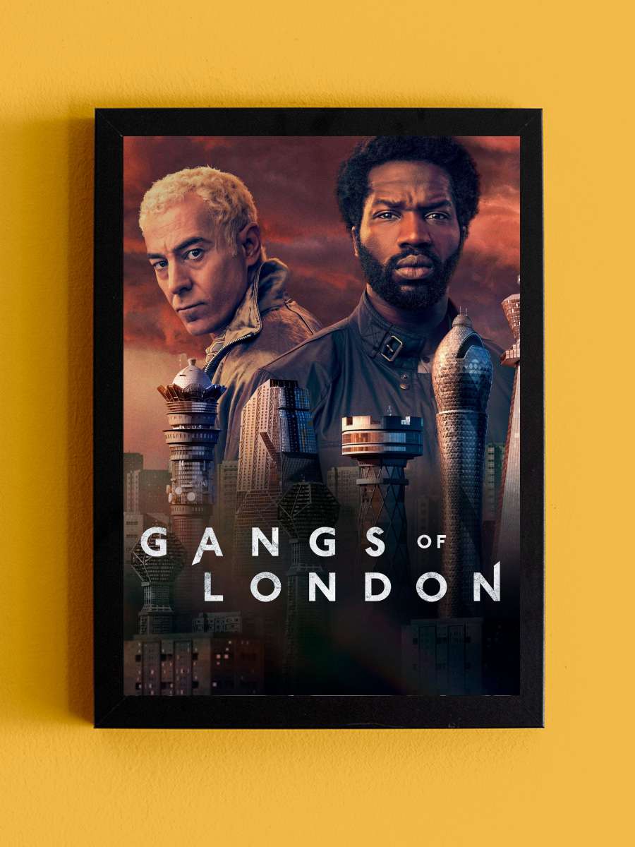 Londra Çeteleri - Gangs of London Dizi Tablo Siyah Çerçeveli Dizi Poster Duvar Tablo