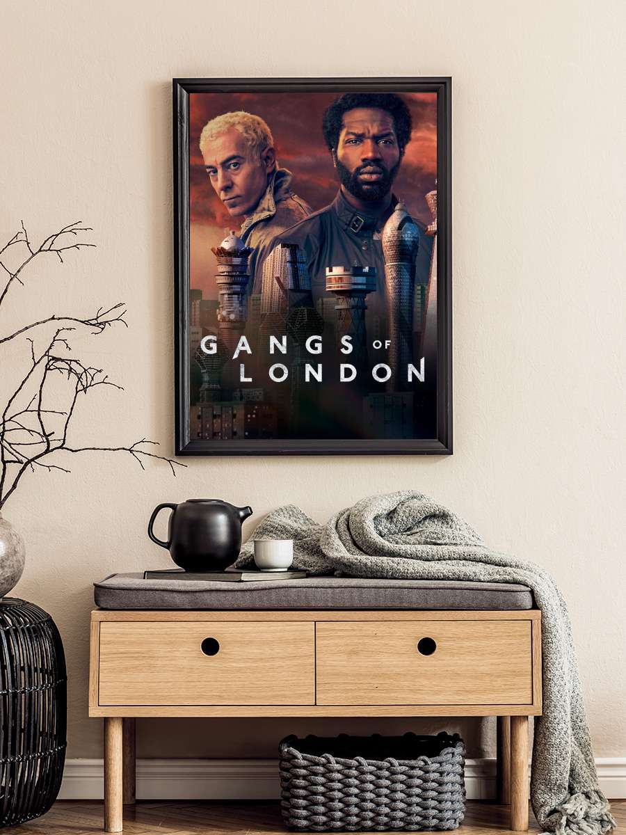 Londra Çeteleri - Gangs of London Dizi Tablo Siyah Çerçeveli Dizi Poster Duvar Tablo