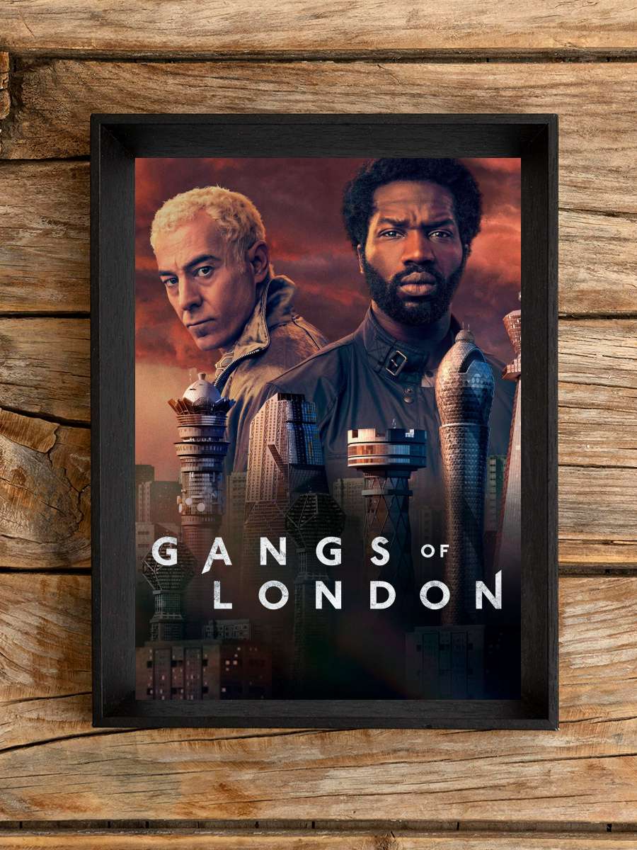 Londra Çeteleri - Gangs of London Dizi Tablo Siyah Çerçeveli Dizi Poster Duvar Tablo