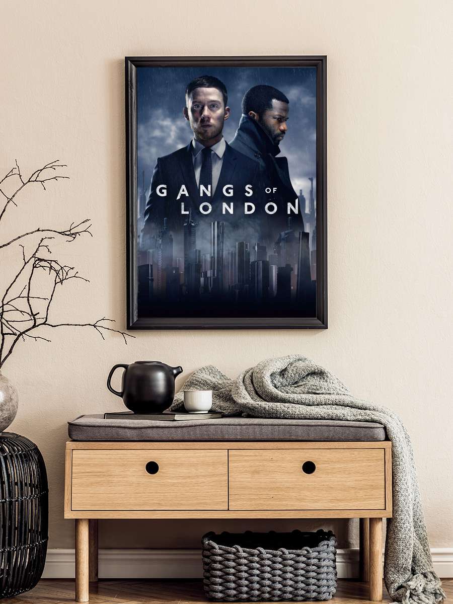 Londra Çeteleri - Gangs of London Dizi Tablo Siyah Çerçeveli Dizi Poster Duvar Tablo