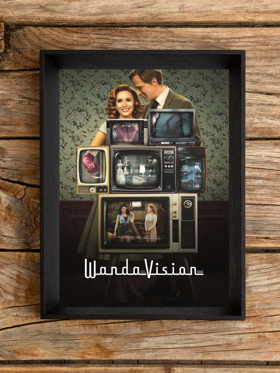 WandaVision Dizi Tablo Siyah Çerçeveli Dizi Poster Duvar Tablo