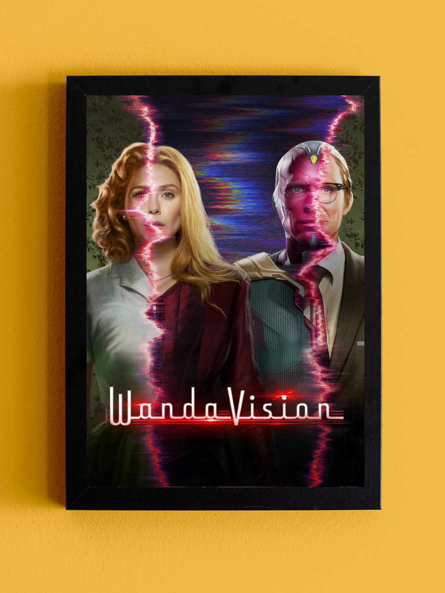 WandaVision Dizi Tablo Siyah Çerçeveli Dizi Poster Duvar Tablo