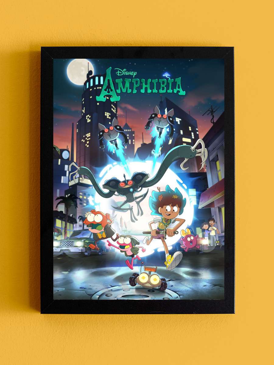 Amphibia Dizi Tablo Siyah Çerçeveli Dizi Poster Duvar Tablo