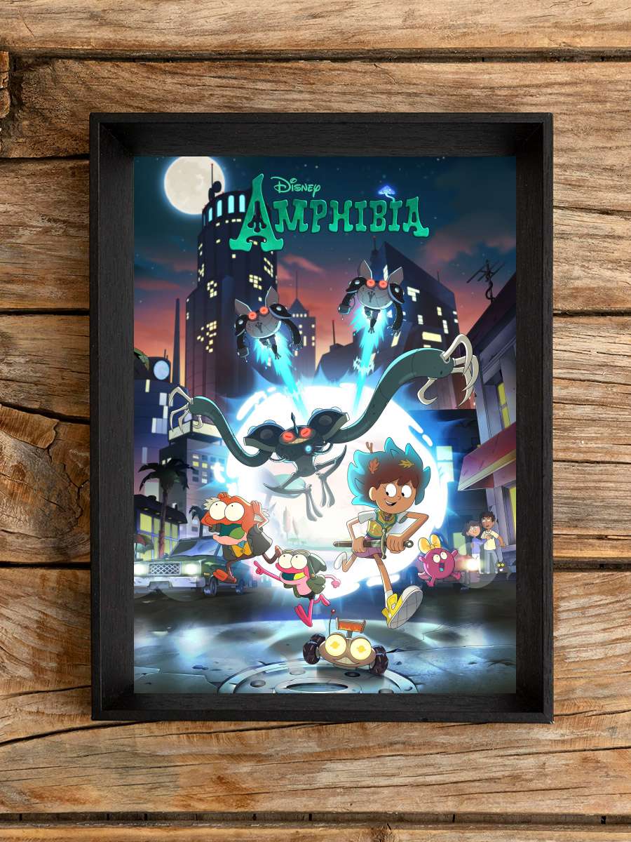 Amphibia Dizi Tablo Siyah Çerçeveli Dizi Poster Duvar Tablo