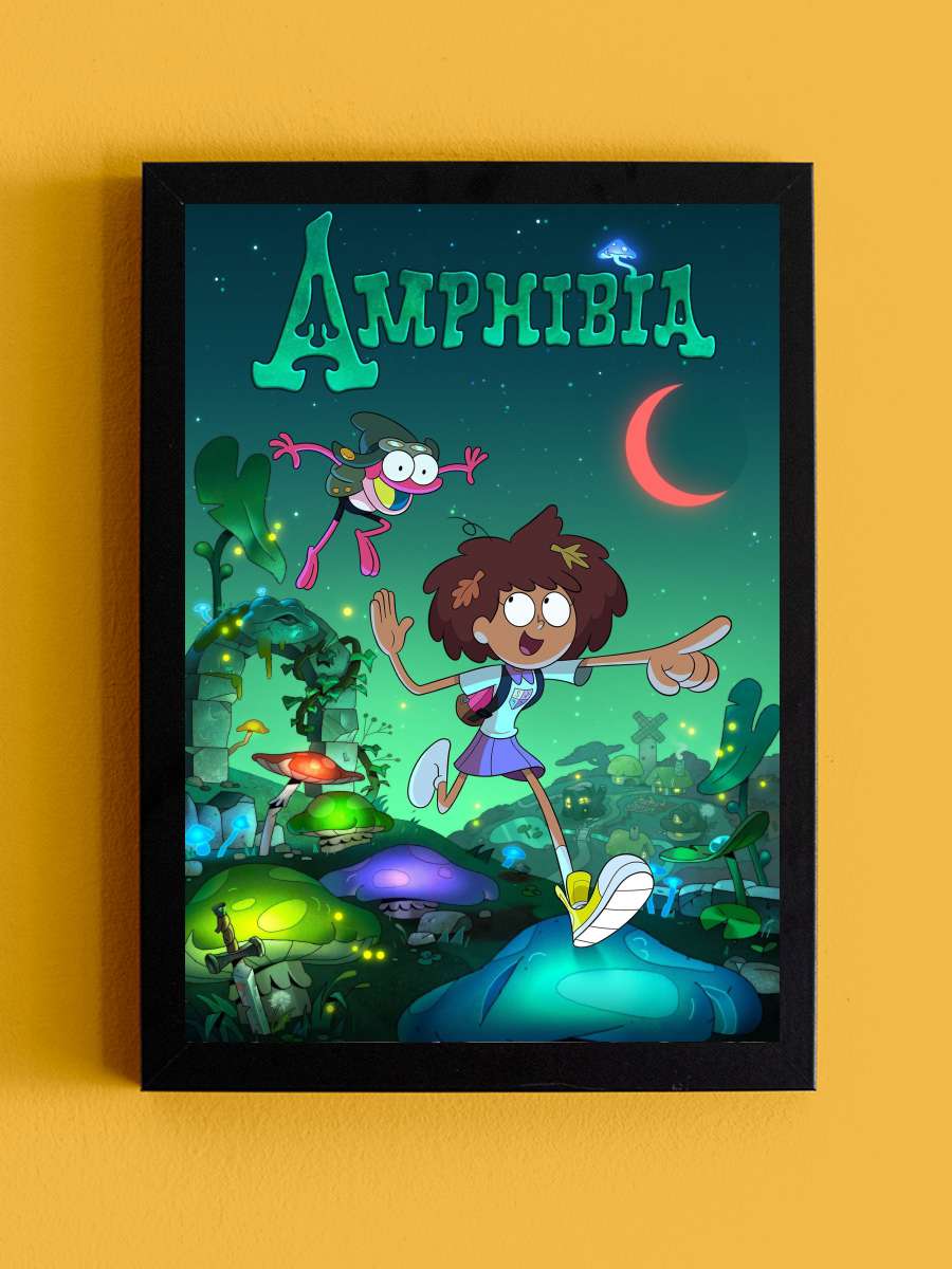 Amphibia Dizi Tablo Siyah Çerçeveli Dizi Poster Duvar Tablo