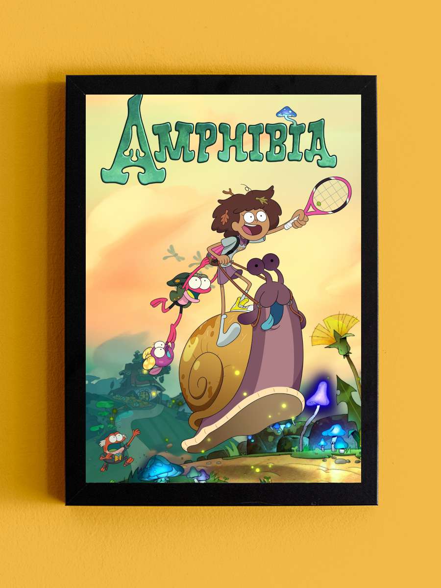 Amphibia Dizi Tablo Siyah Çerçeveli Dizi Poster Duvar Tablo