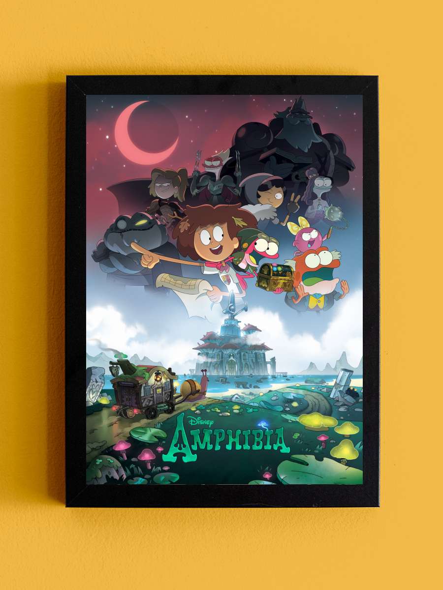 Amphibia Dizi Tablo Siyah Çerçeveli Dizi Poster Duvar Tablo