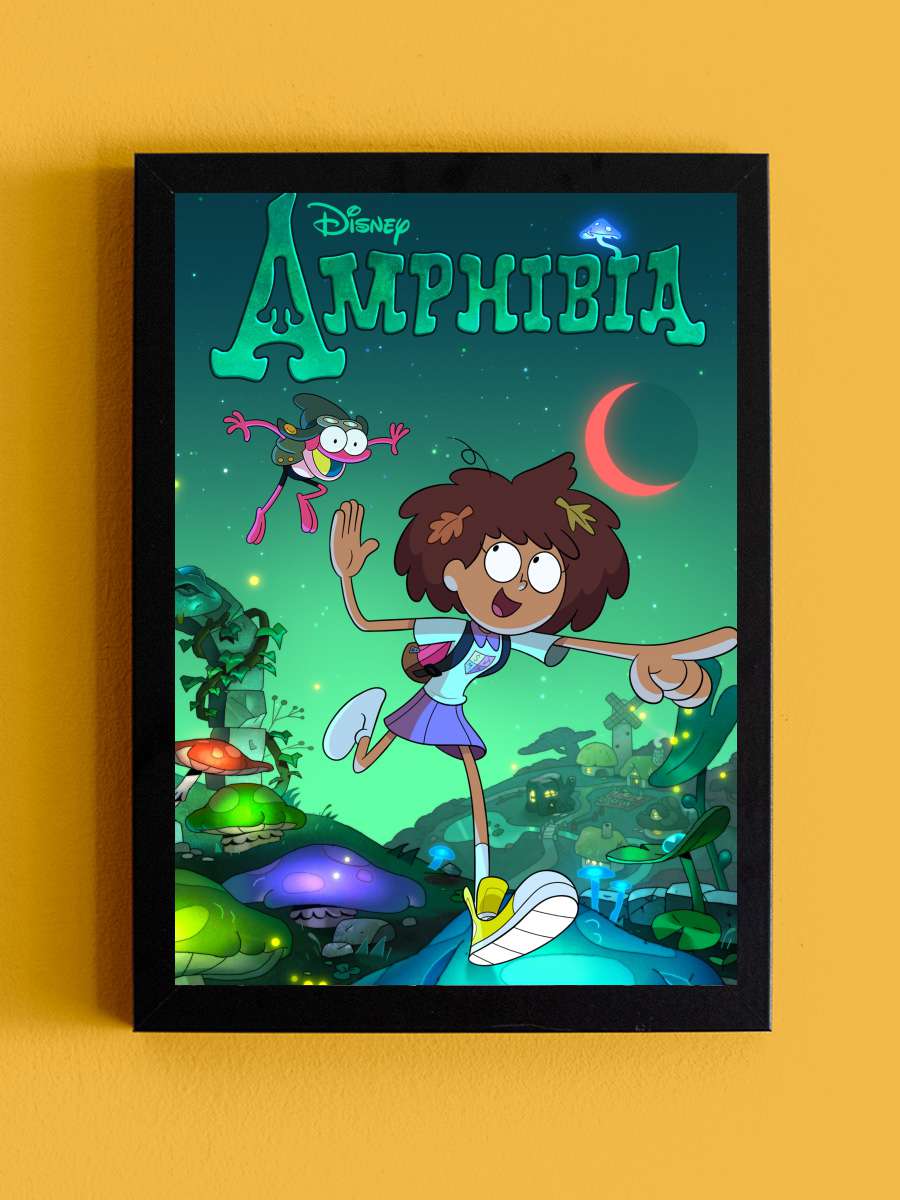 Amphibia Dizi Tablo Siyah Çerçeveli Dizi Poster Duvar Tablo