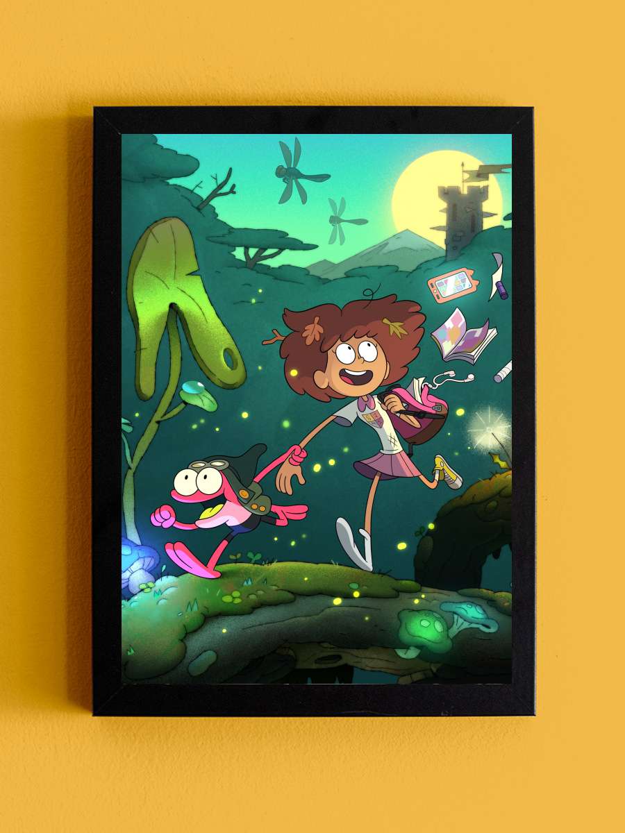 Amphibia Dizi Tablo Siyah Çerçeveli Dizi Poster Duvar Tablo