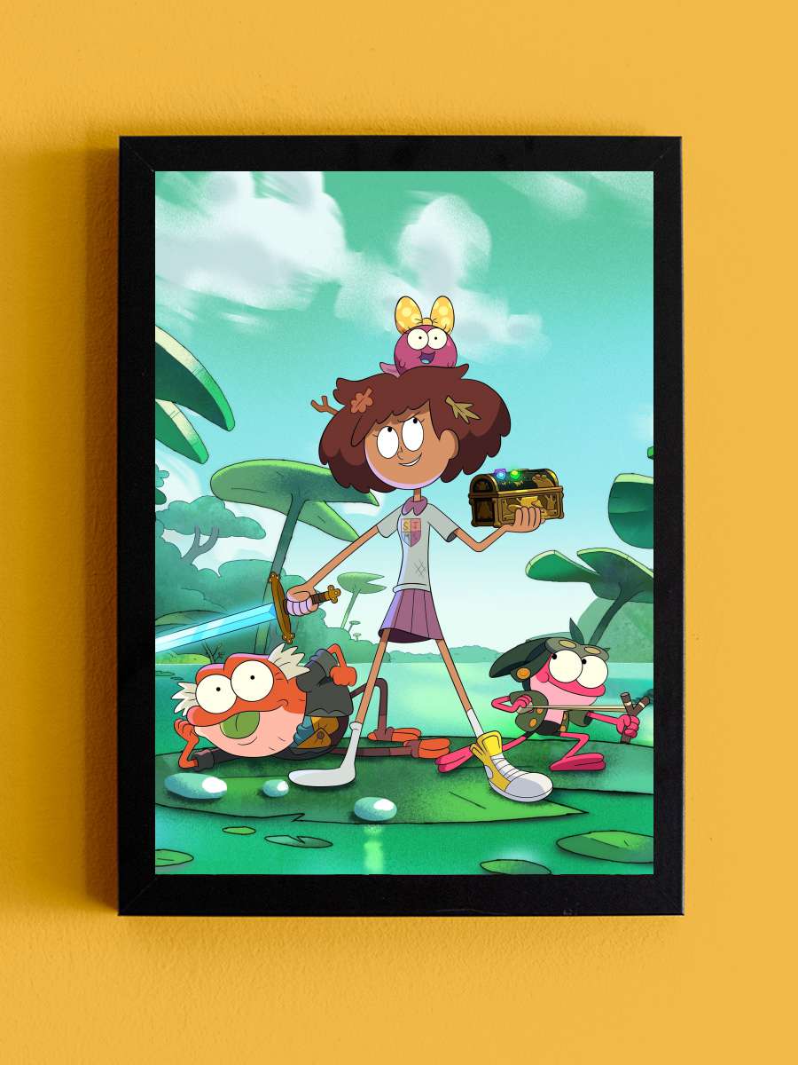 Amphibia Dizi Tablo Siyah Çerçeveli Dizi Poster Duvar Tablo