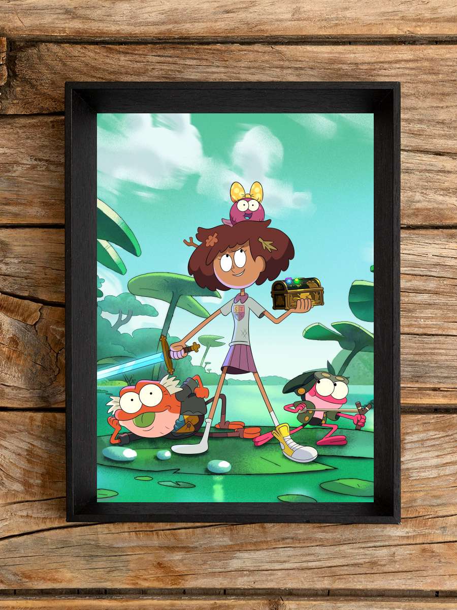 Amphibia Dizi Tablo Siyah Çerçeveli Dizi Poster Duvar Tablo