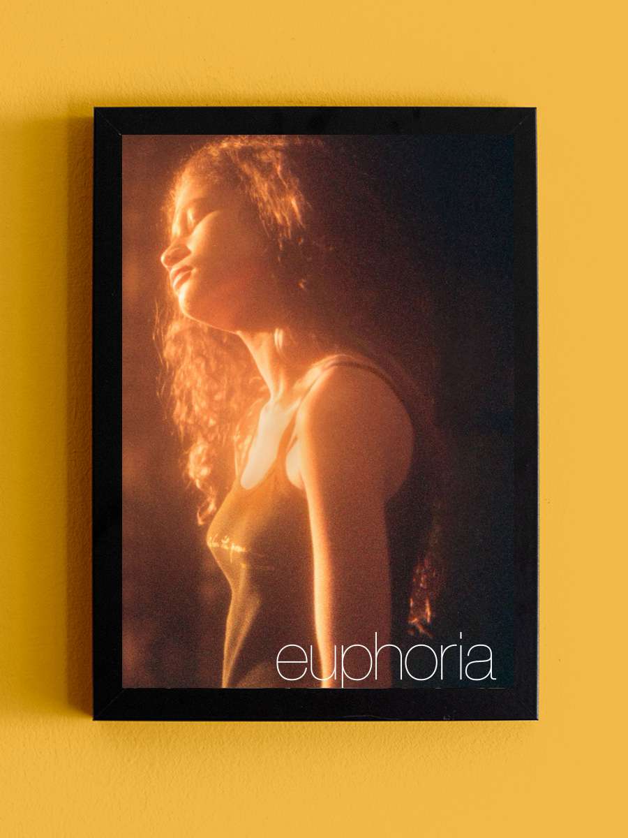 Euphoria Dizi Tablo Siyah Çerçeveli Dizi Poster Duvar Tablo