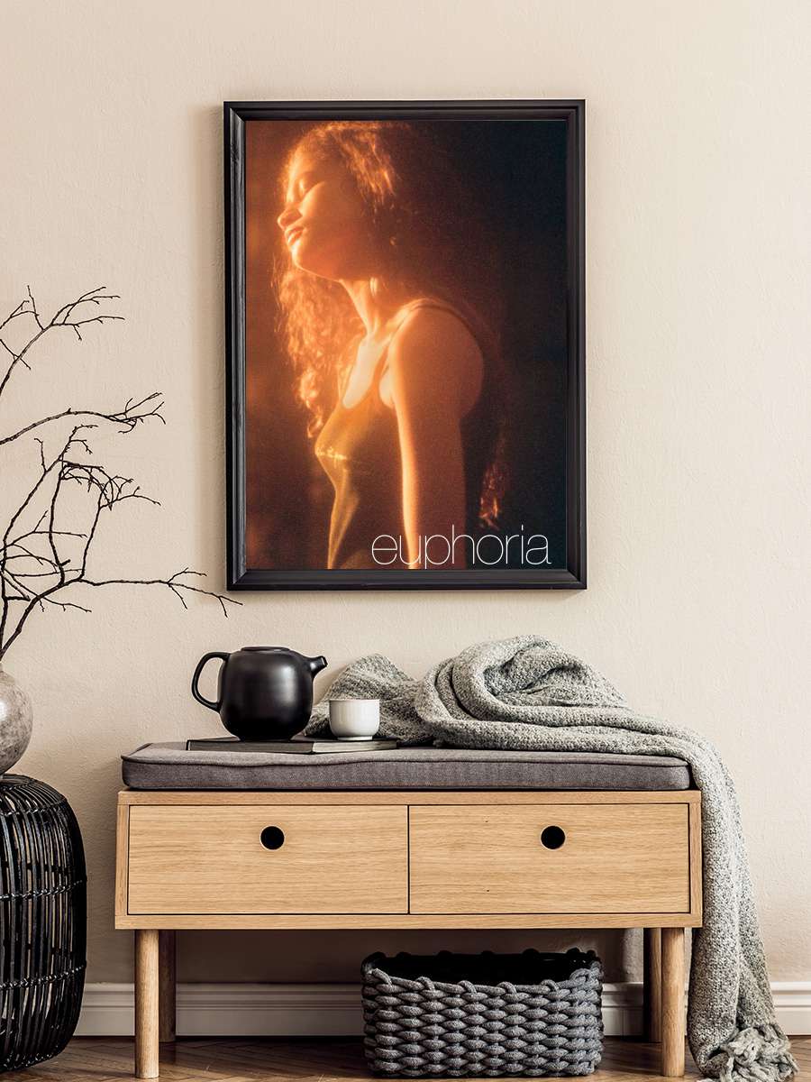 Euphoria Dizi Tablo Siyah Çerçeveli Dizi Poster Duvar Tablo