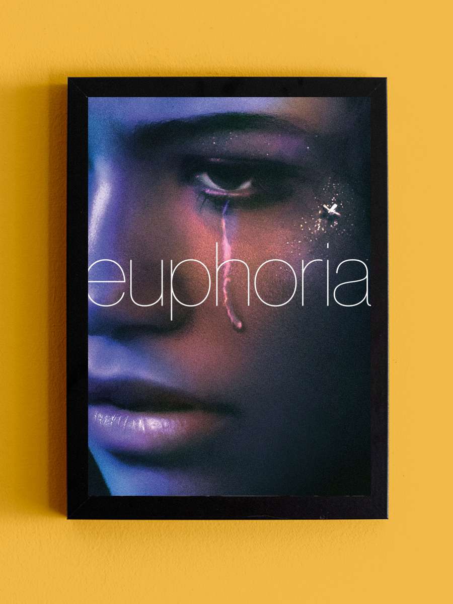 Euphoria Dizi Tablo Siyah Çerçeveli Dizi Poster Duvar Tablo