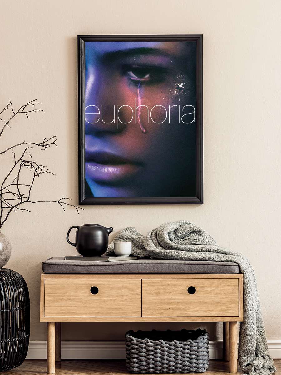 Euphoria Dizi Tablo Siyah Çerçeveli Dizi Poster Duvar Tablo