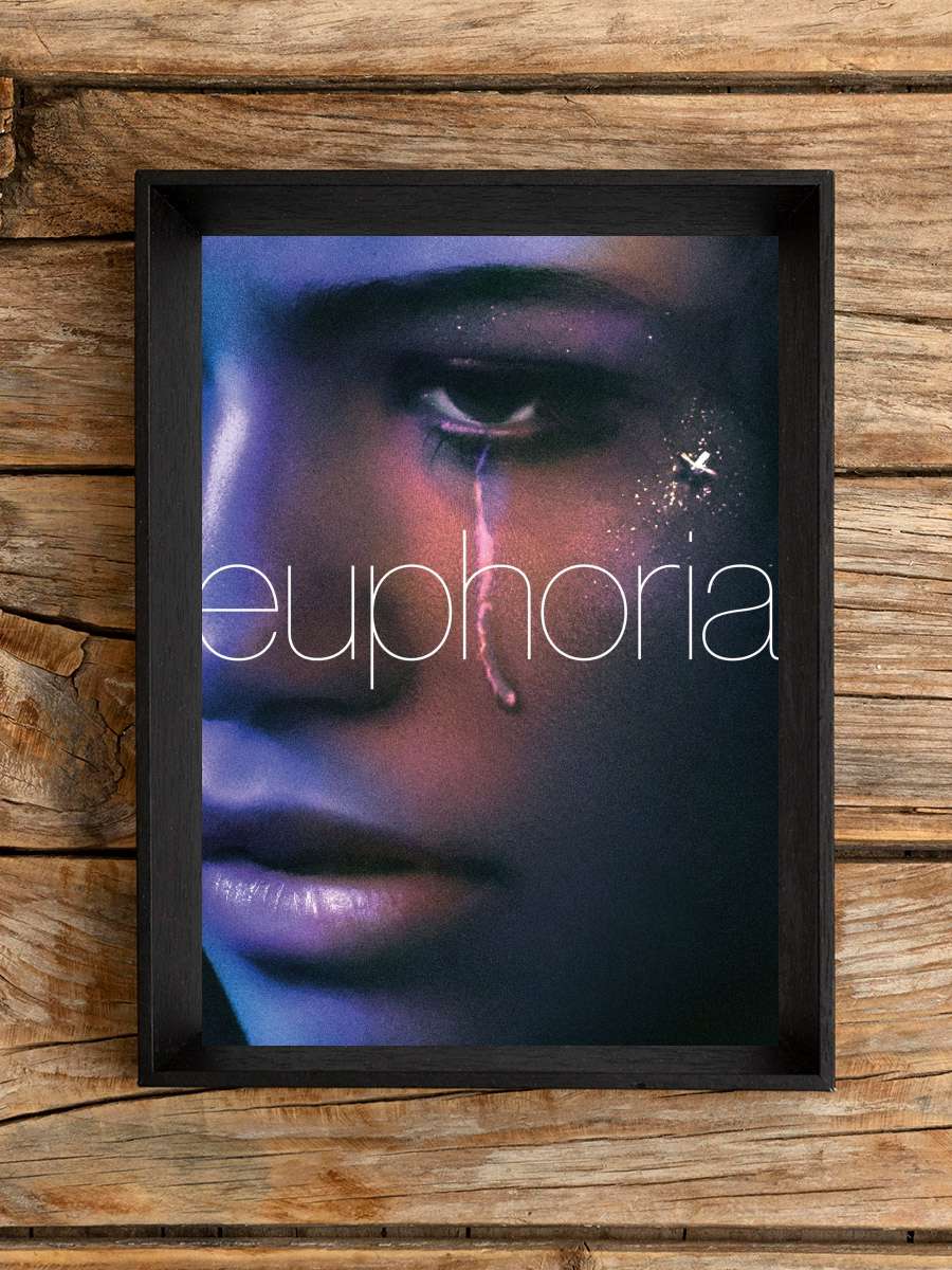 Euphoria Dizi Tablo Siyah Çerçeveli Dizi Poster Duvar Tablo