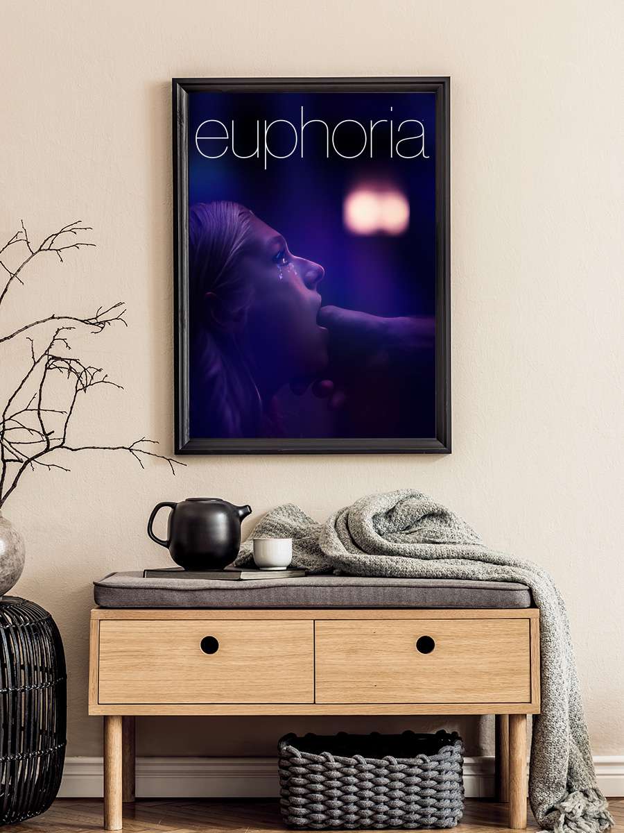 Euphoria Dizi Tablo Siyah Çerçeveli Dizi Poster Duvar Tablo