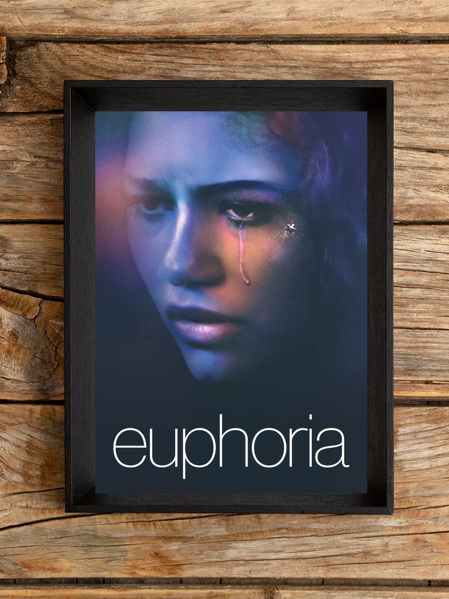 Euphoria Dizi Tablo Siyah Çerçeveli Dizi Poster Duvar Tablo