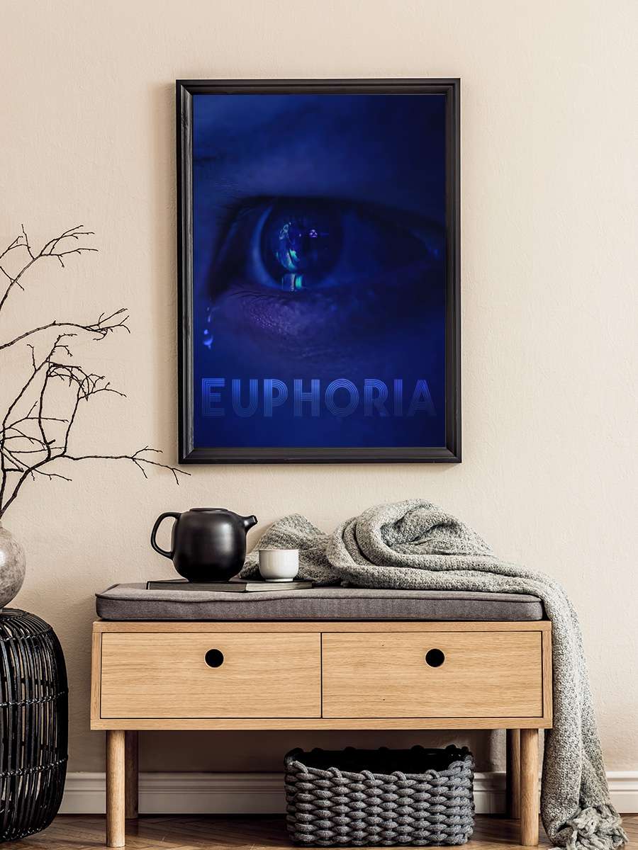 Euphoria Dizi Tablo Siyah Çerçeveli Dizi Poster Duvar Tablo