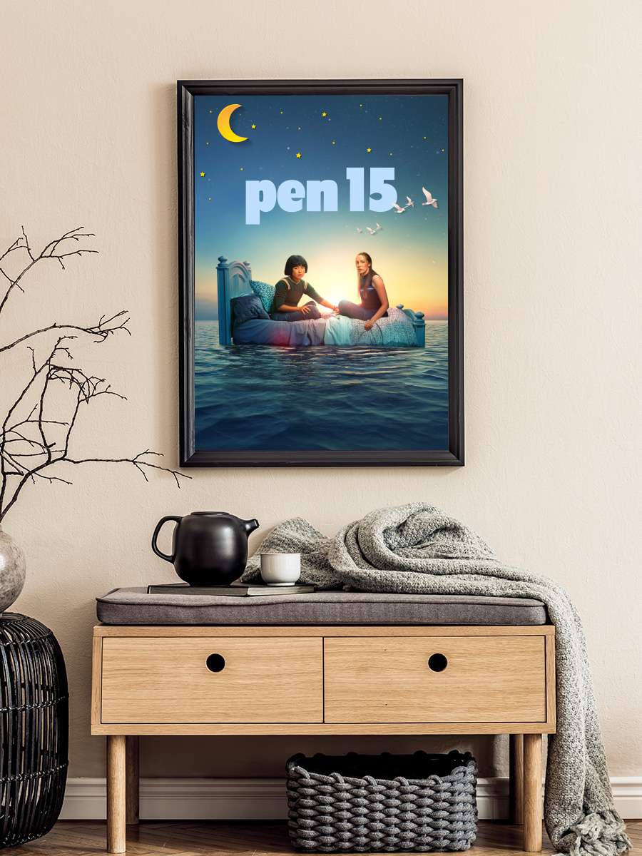 PEN15 Dizi Tablo Siyah Çerçeveli Dizi Poster Duvar Tablo