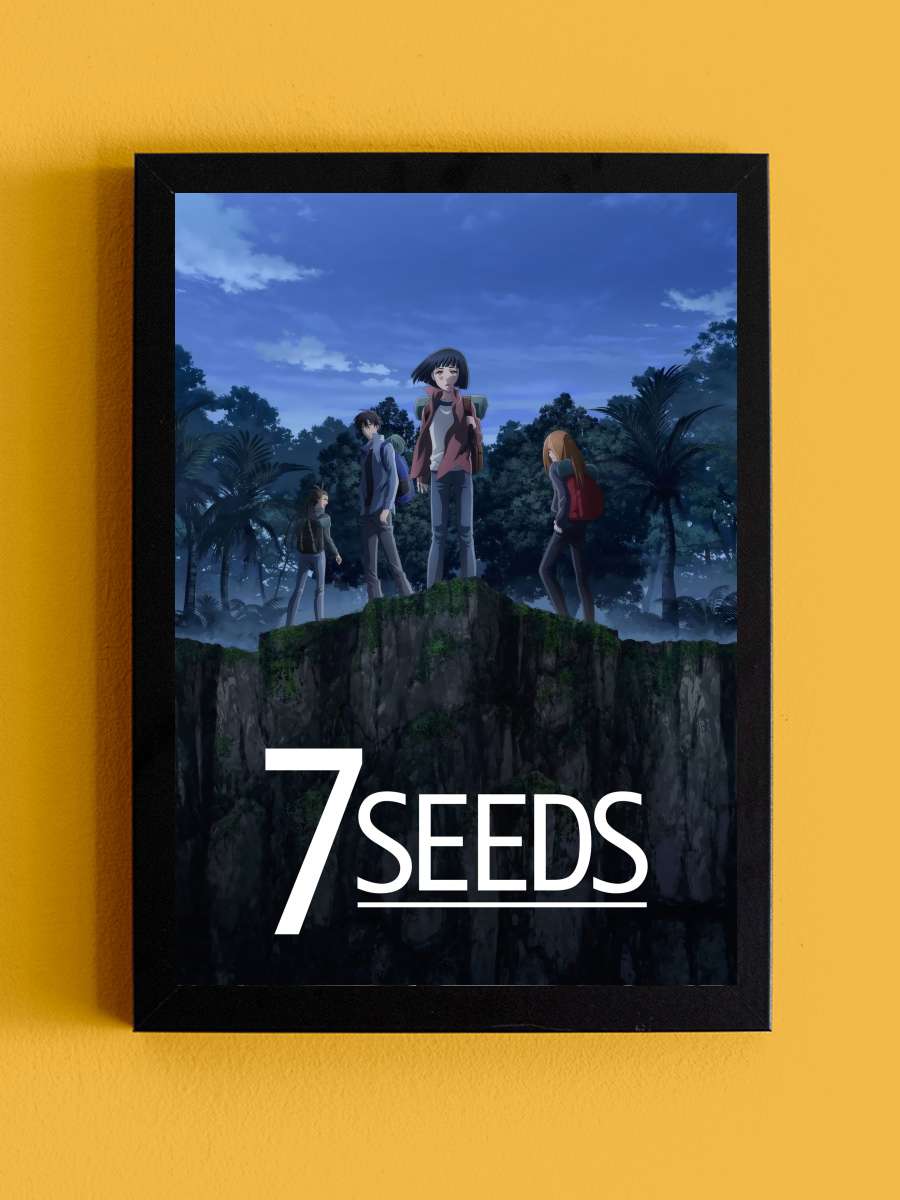 7SEEDS Dizi Tablo Siyah Çerçeveli Dizi Poster Duvar Tablo