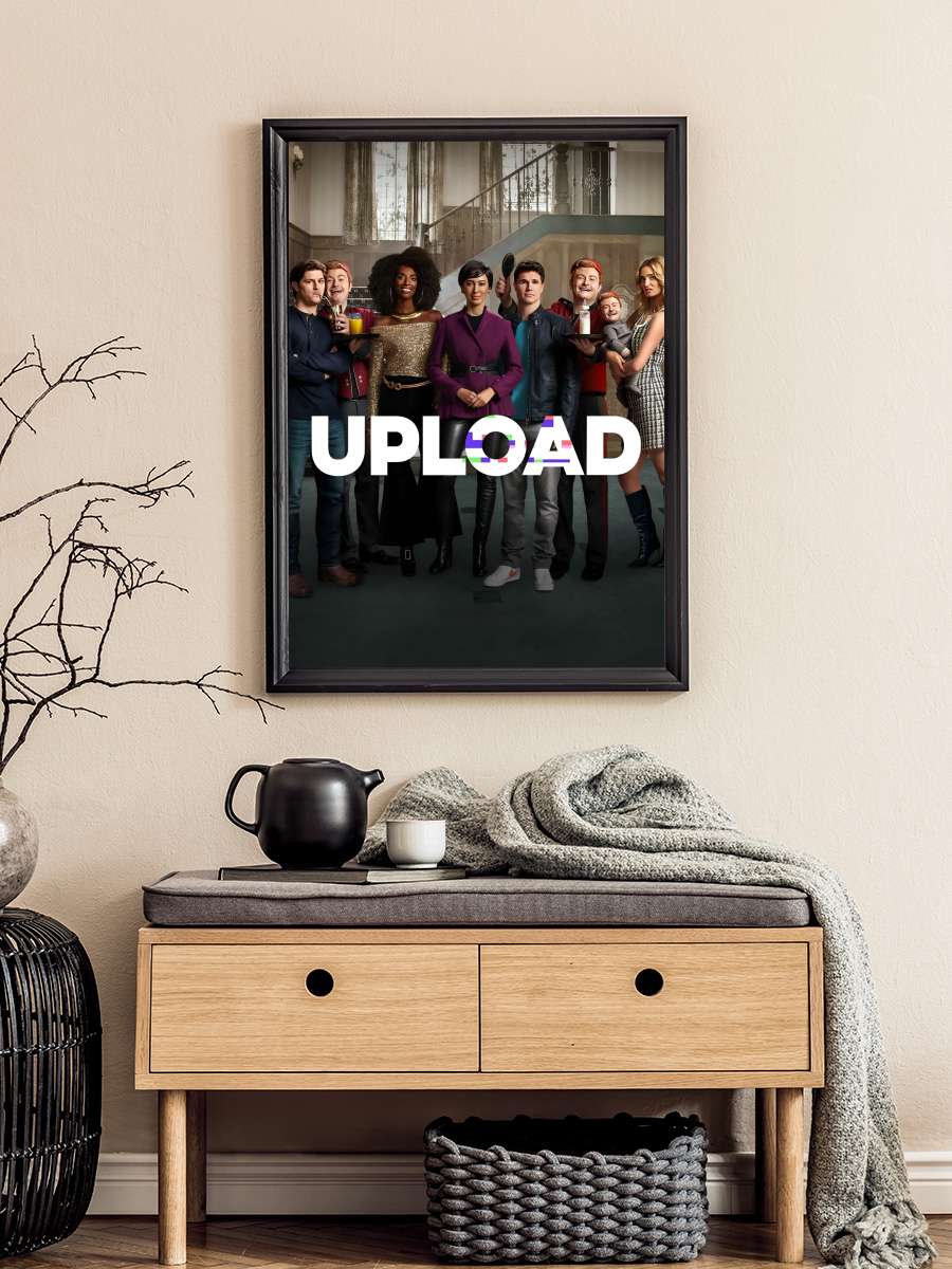 Yükleme - Upload Dizi Tablo Siyah Çerçeveli Dizi Poster Duvar Tablo