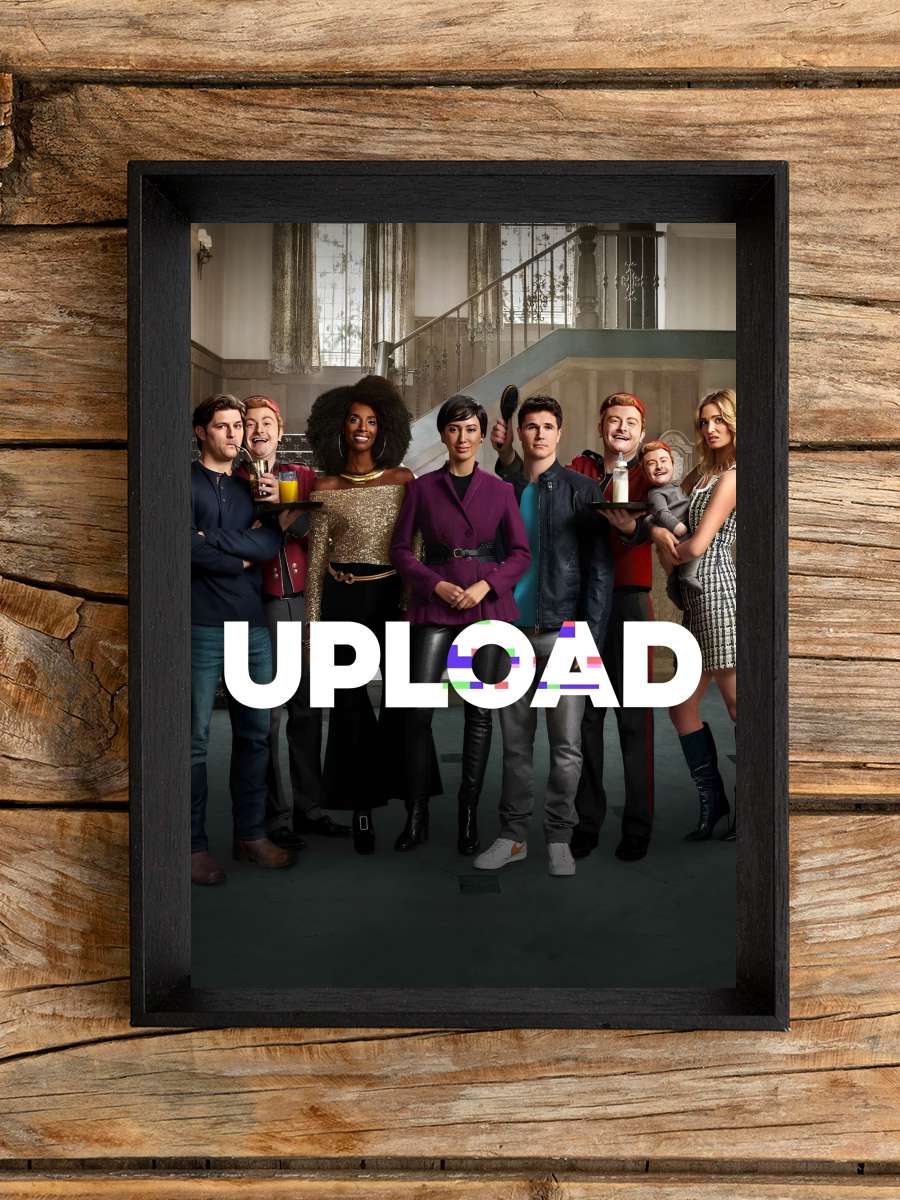 Yükleme - Upload Dizi Tablo Siyah Çerçeveli Dizi Poster Duvar Tablo