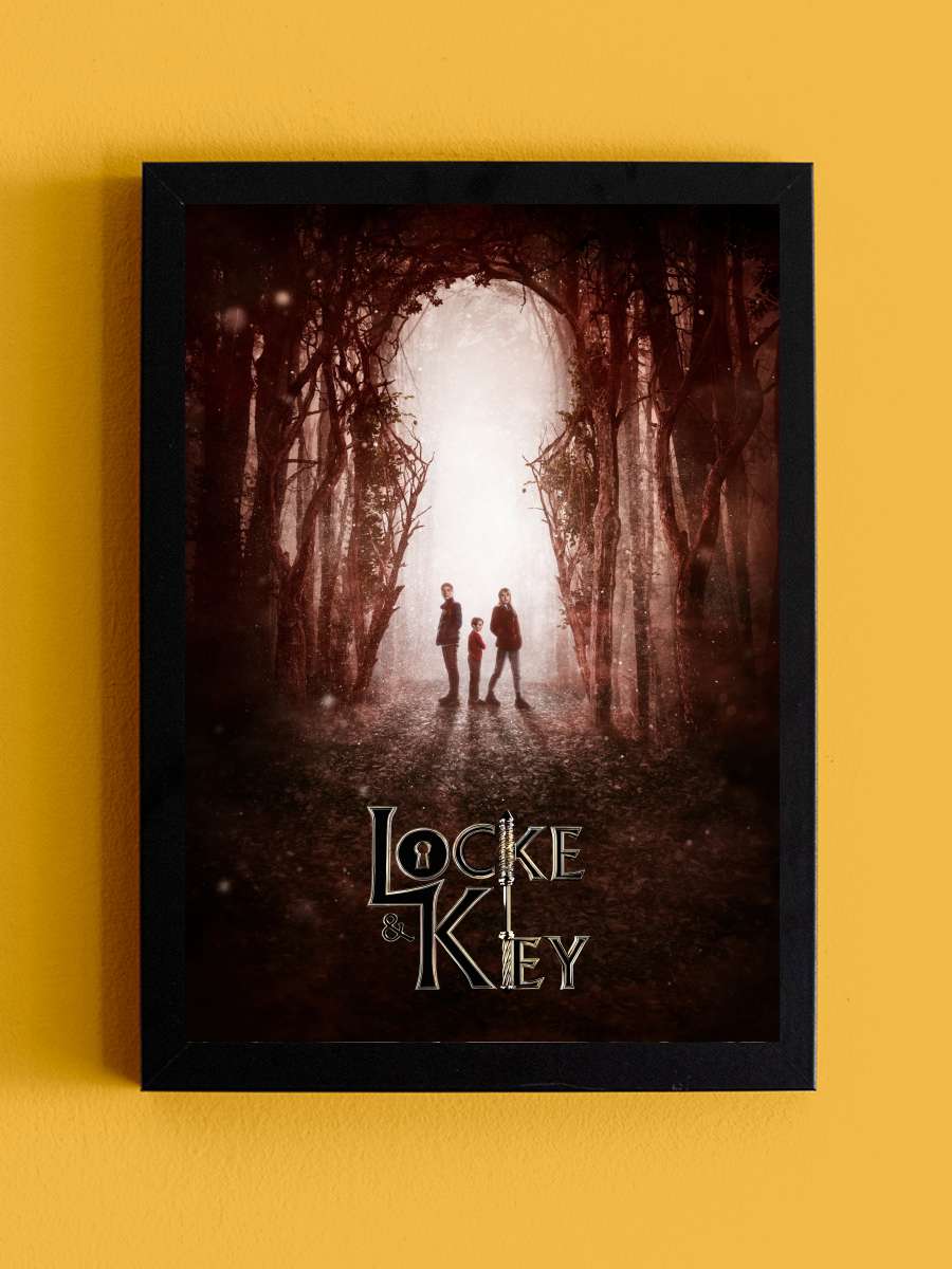 Locke & Key Dizi Tablo Siyah Çerçeveli Dizi Poster Duvar Tablo