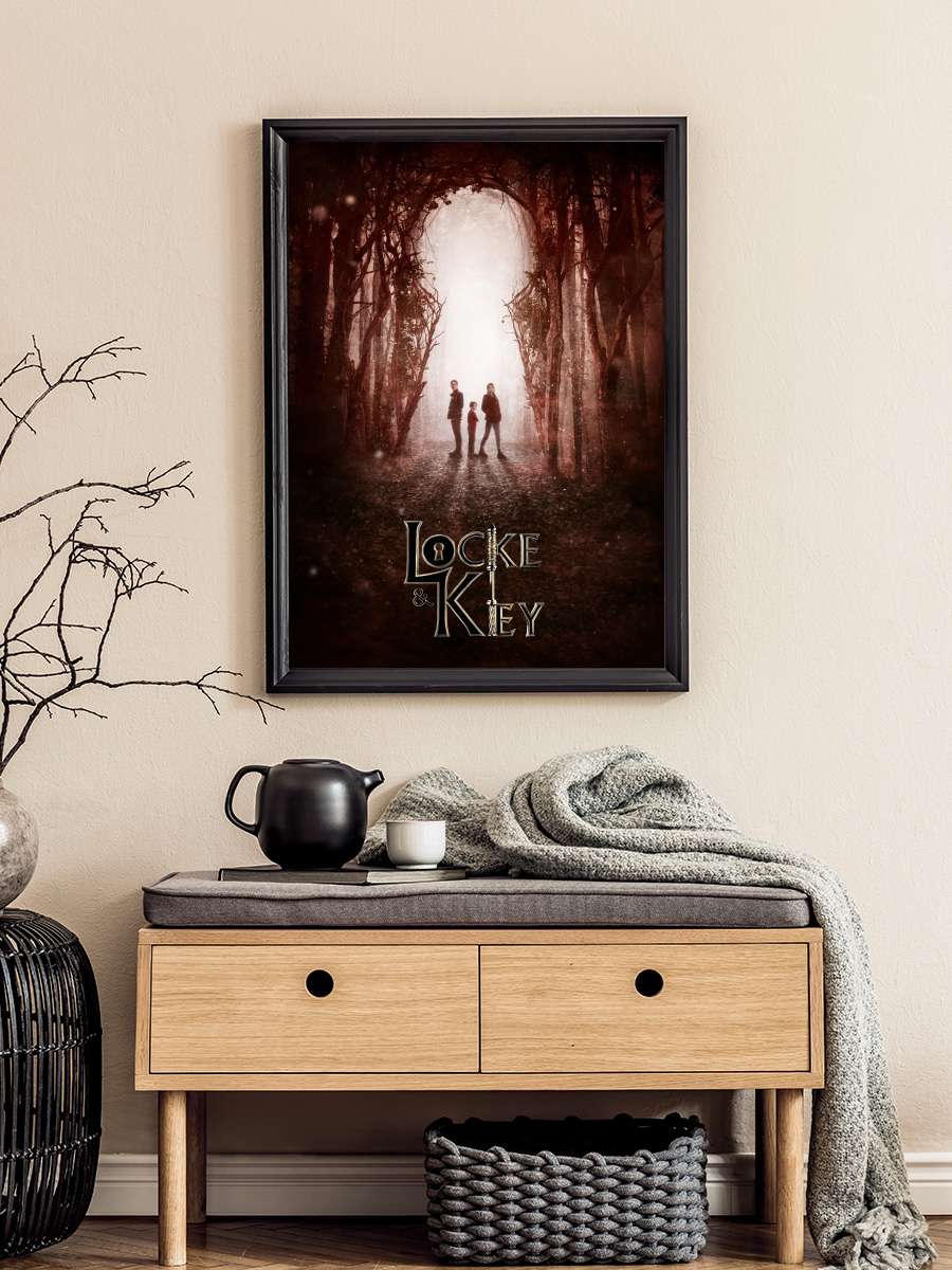 Locke & Key Dizi Tablo Siyah Çerçeveli Dizi Poster Duvar Tablo