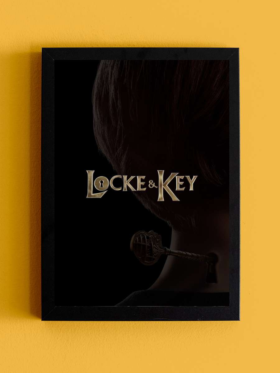 Locke & Key Dizi Tablo Siyah Çerçeveli Dizi Poster Duvar Tablo