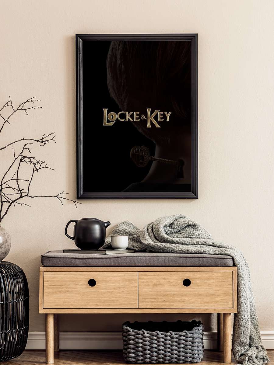 Locke & Key Dizi Tablo Siyah Çerçeveli Dizi Poster Duvar Tablo