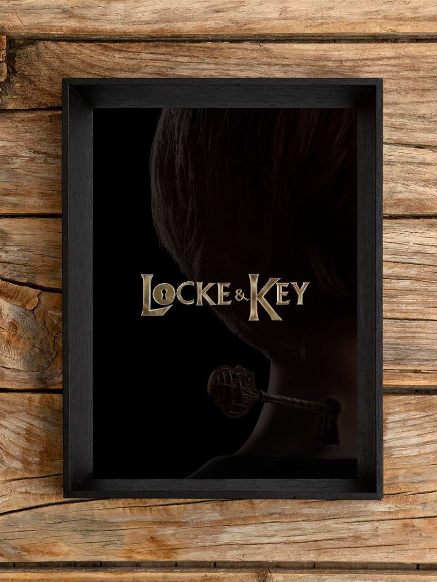 Locke & Key Dizi Tablo Siyah Çerçeveli Dizi Poster Duvar Tablo