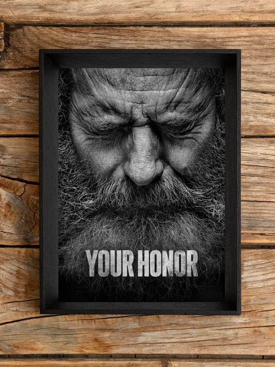 Your Honor Dizi Tablo Siyah Çerçeveli Dizi Poster Duvar Tablo