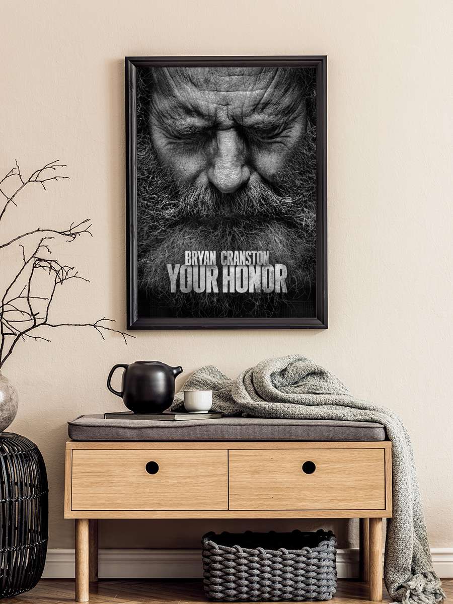 Your Honor Dizi Tablo Siyah Çerçeveli Dizi Poster Duvar Tablo