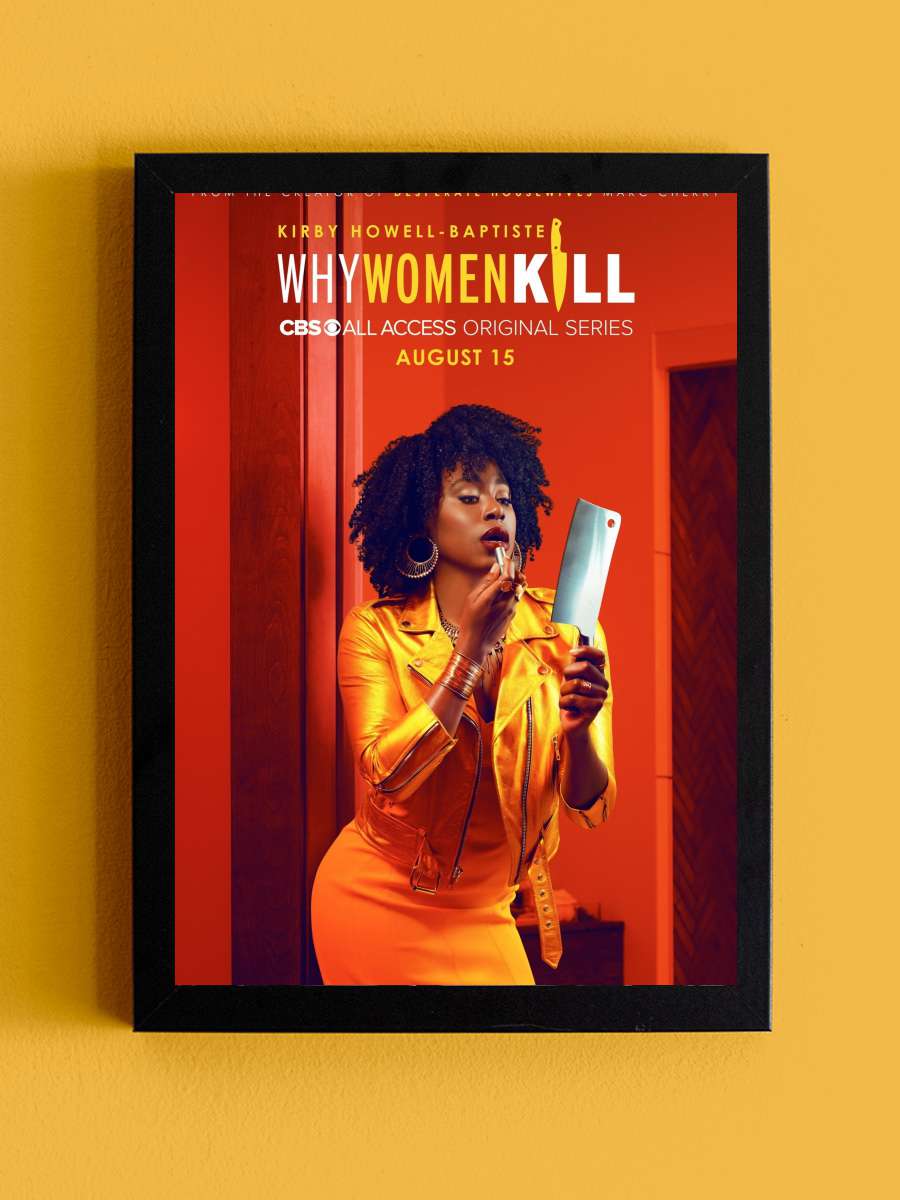 Why Women Kill Dizi Tablo Siyah Çerçeveli Dizi Poster Duvar Tablo