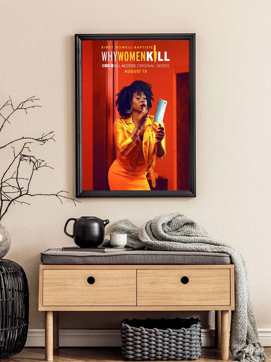 Why Women Kill Dizi Tablo Siyah Çerçeveli Dizi Poster Duvar Tablo