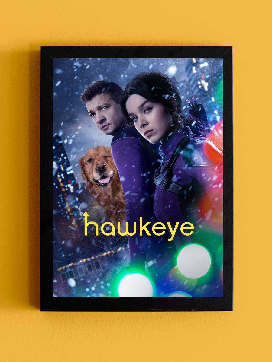 Hawkeye Dizi Tablo Siyah Çerçeveli Dizi Poster Duvar Tablo