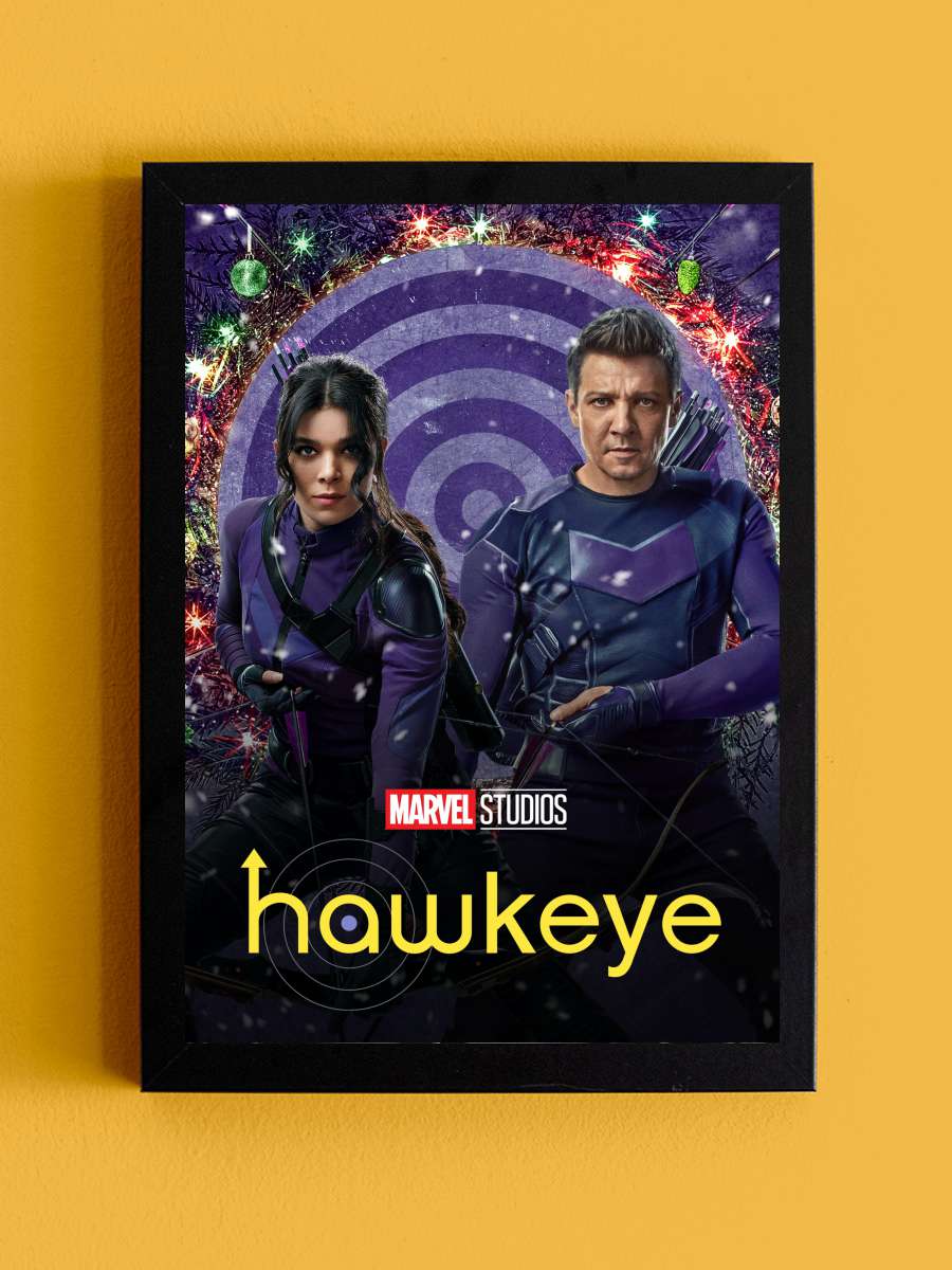 Hawkeye Dizi Tablo Siyah Çerçeveli Dizi Poster Duvar Tablo