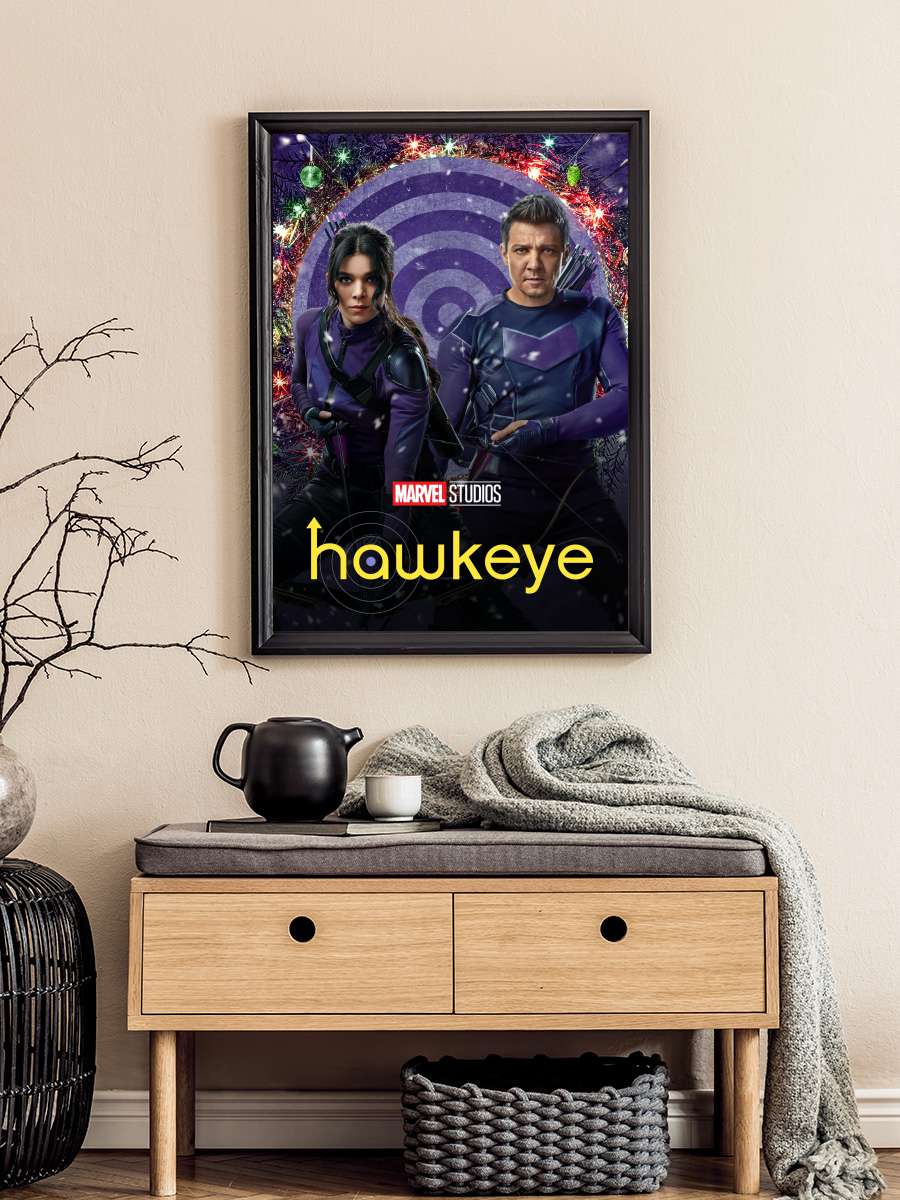 Hawkeye Dizi Tablo Siyah Çerçeveli Dizi Poster Duvar Tablo