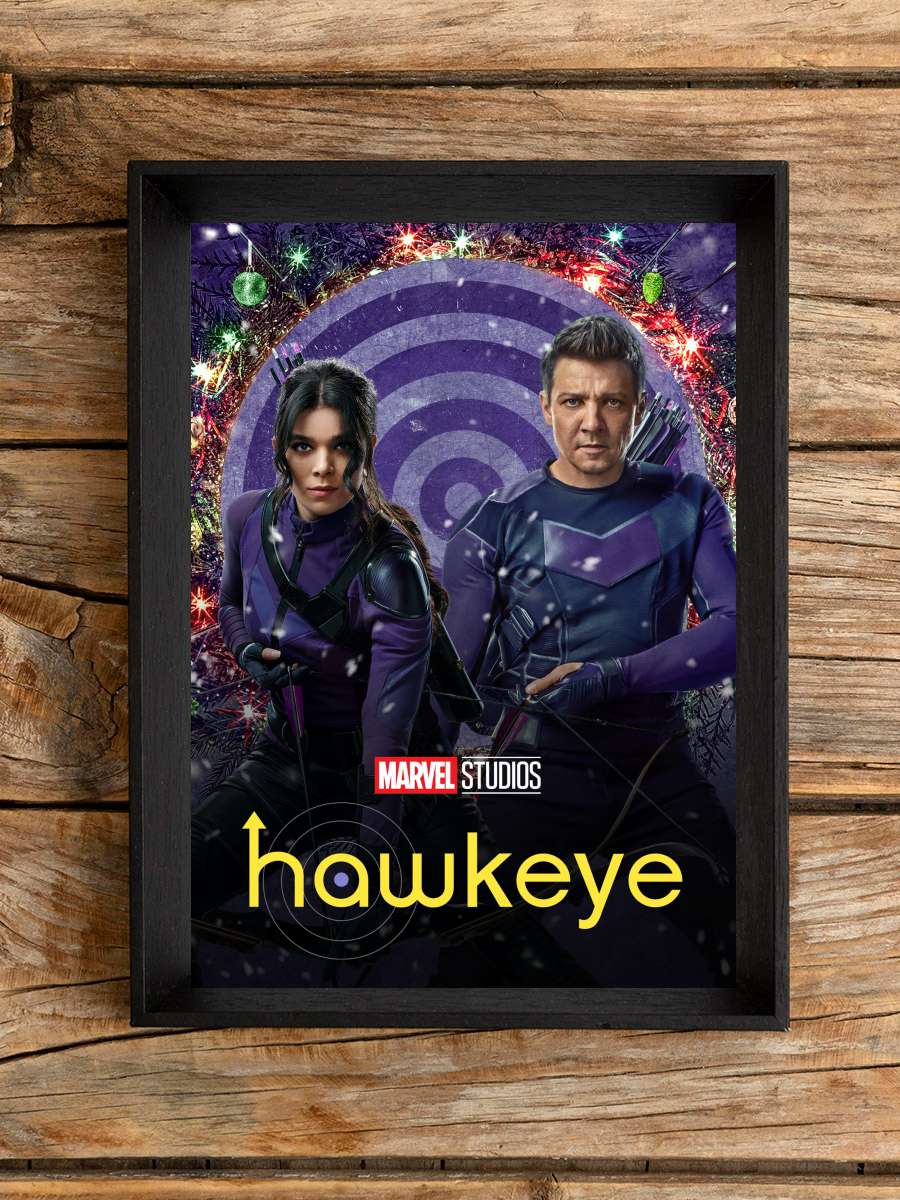 Hawkeye Dizi Tablo Siyah Çerçeveli Dizi Poster Duvar Tablo